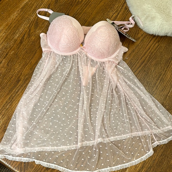 Nwt 2piece flirty babydoll set - Picture 1 of 7